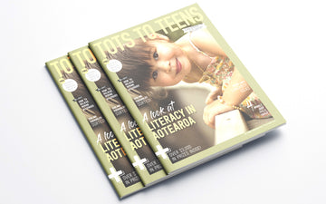 A collection of professionally designed magazines printed by Rapt, showcasing high-quality layouts and vibrant cover designs.