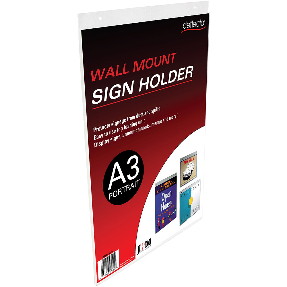 Sign Holder wallmountable - Portrait A3