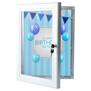 Poster Frames - Lockable Outdoor A4 Size Silver
