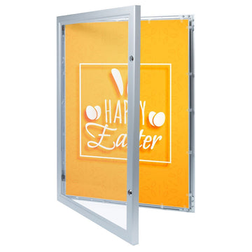 Poster Frames - Lockable Outdoor A2 Size Silver