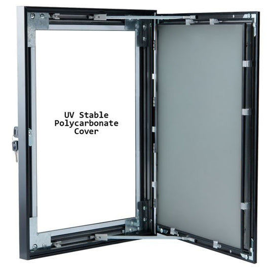 Poster Frames - Lockable Outdoor A3 Size Black