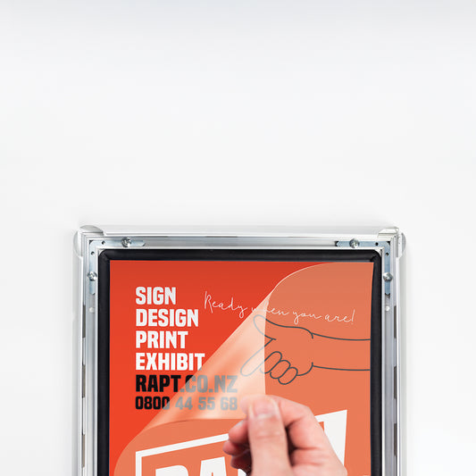 Waterproof Black Snap Frame - Various Sizes