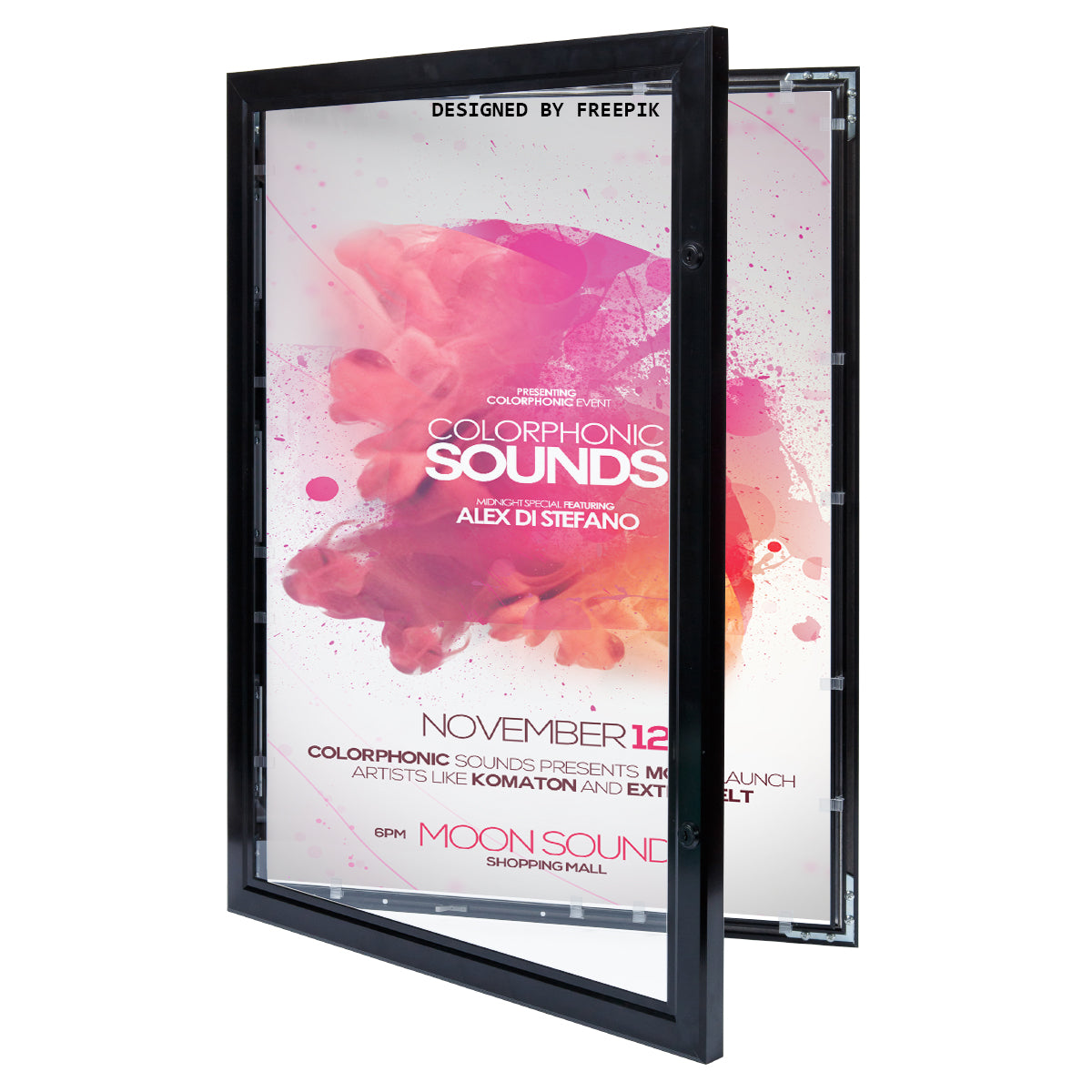 Poster Frames - Lockable Outdoor A0 Size Black