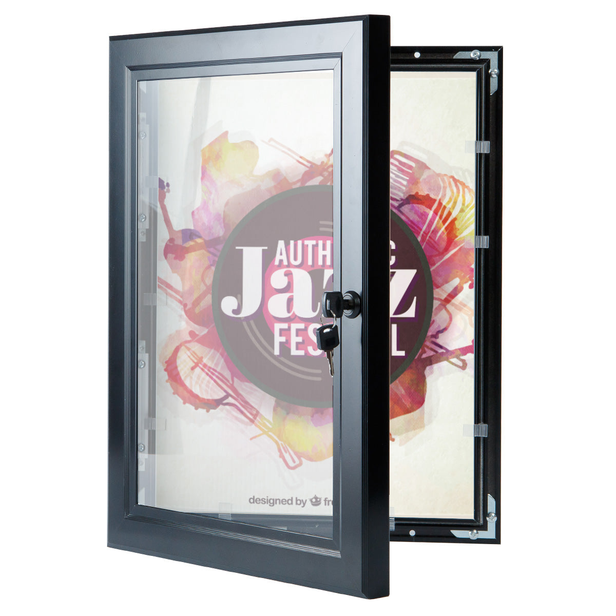 Poster Frames - Lockable Outdoor A3 Size Black