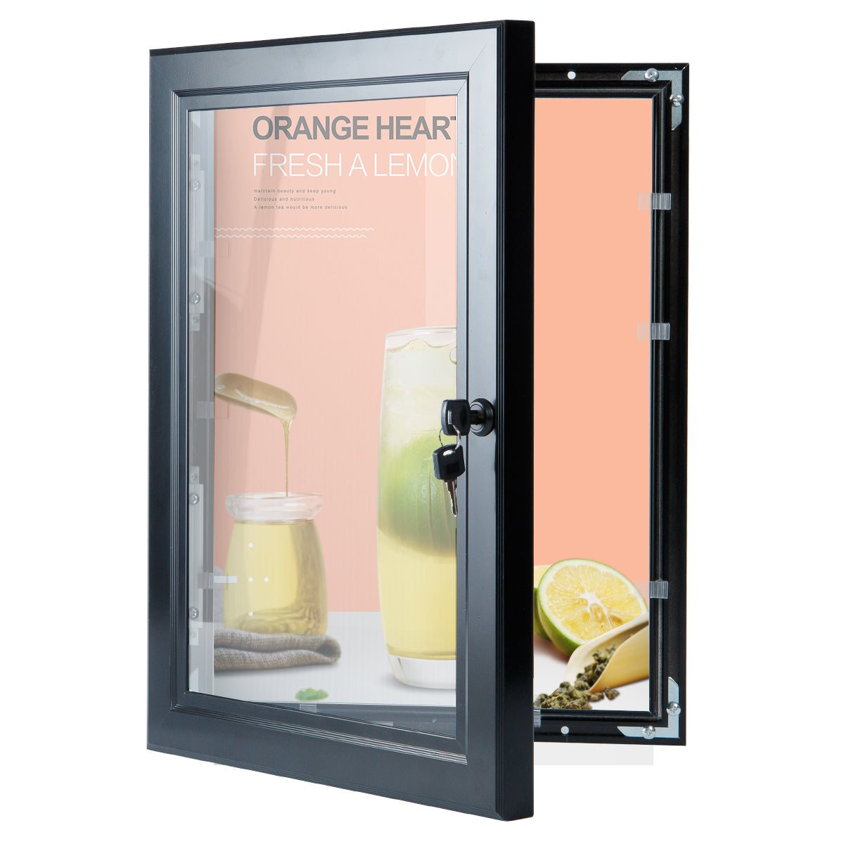 Poster Frames - Lockable Outdoor A4 Size Black
